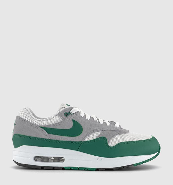 Nike Air Max 1 Trainers Platinum Tint Evergreen Aura