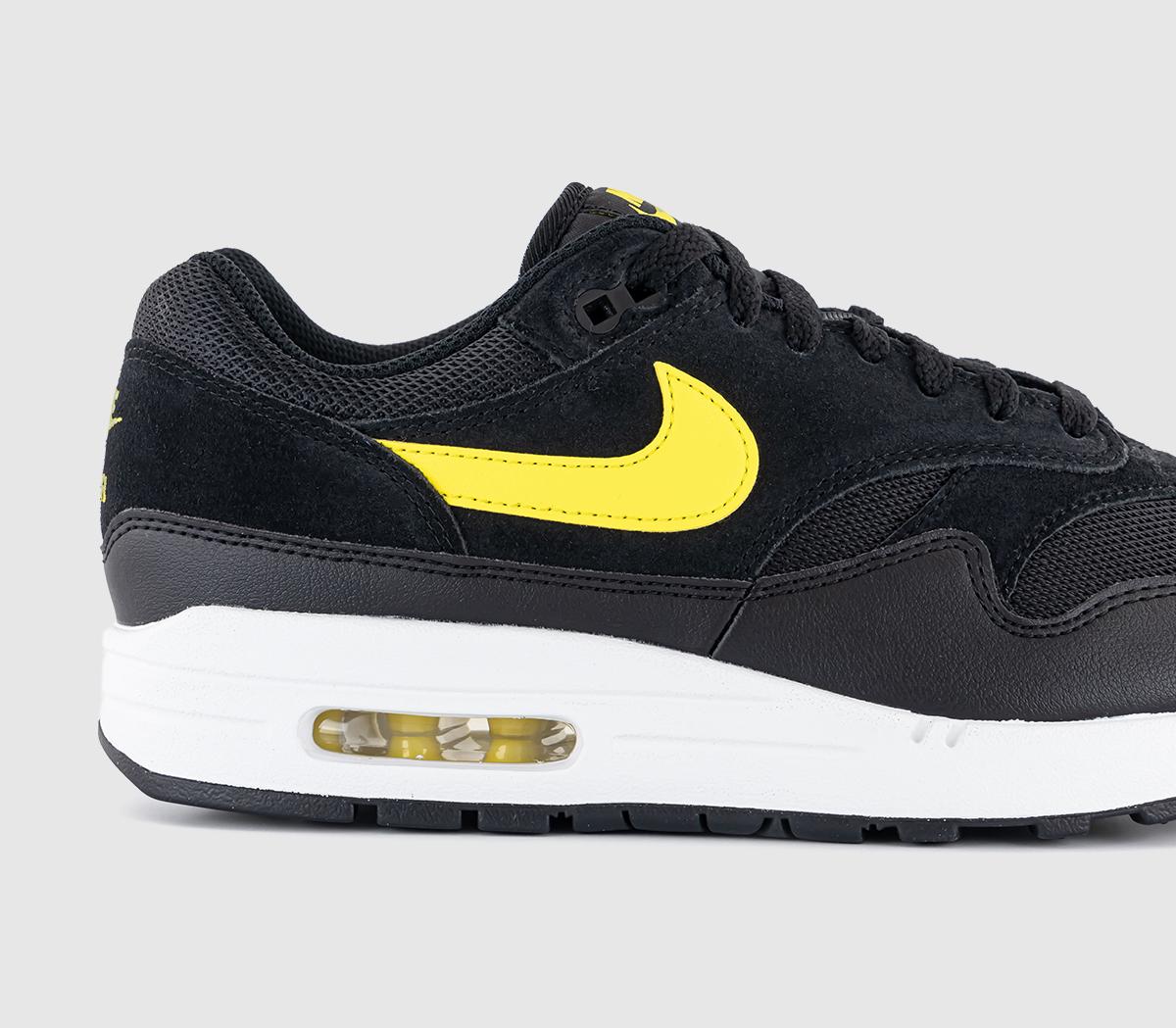 NikeAir Max 1 TrainersBlack Opti Yellow Summit White