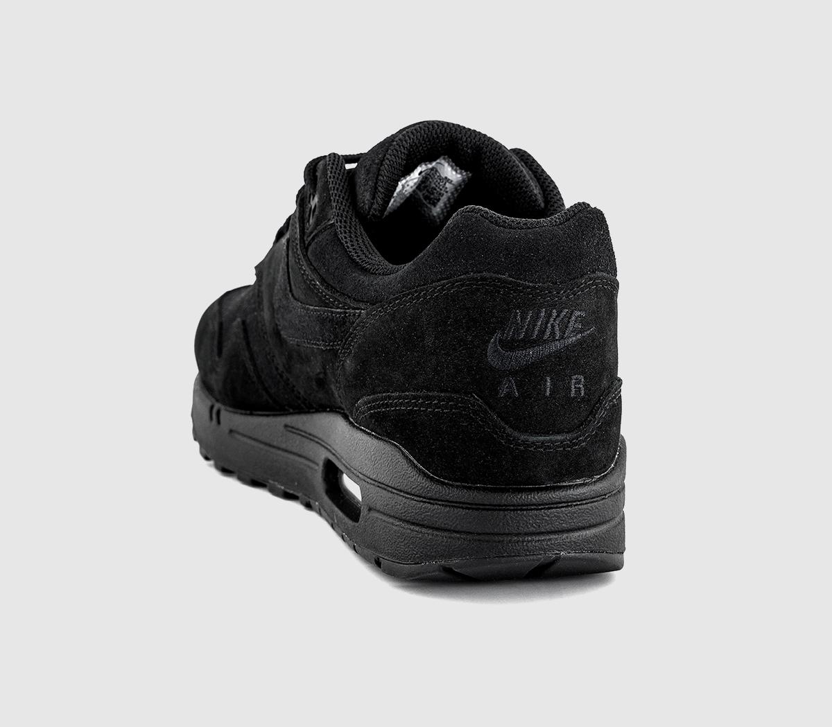 NikeAir Max 1 TrainersBlack Black Black Anthracite