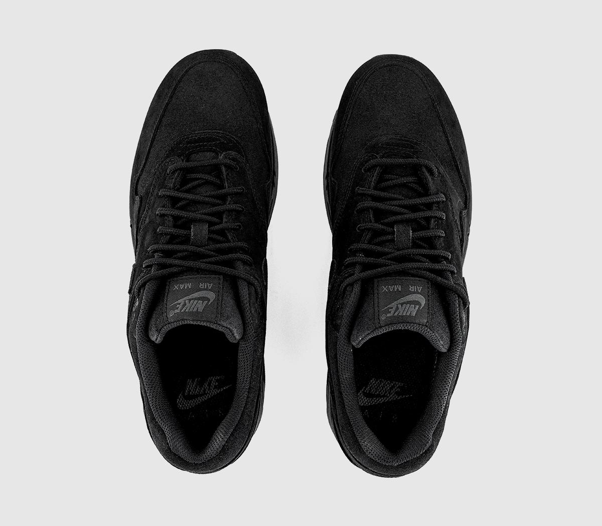 NikeAir Max 1 TrainersBlack Black Black Anthracite