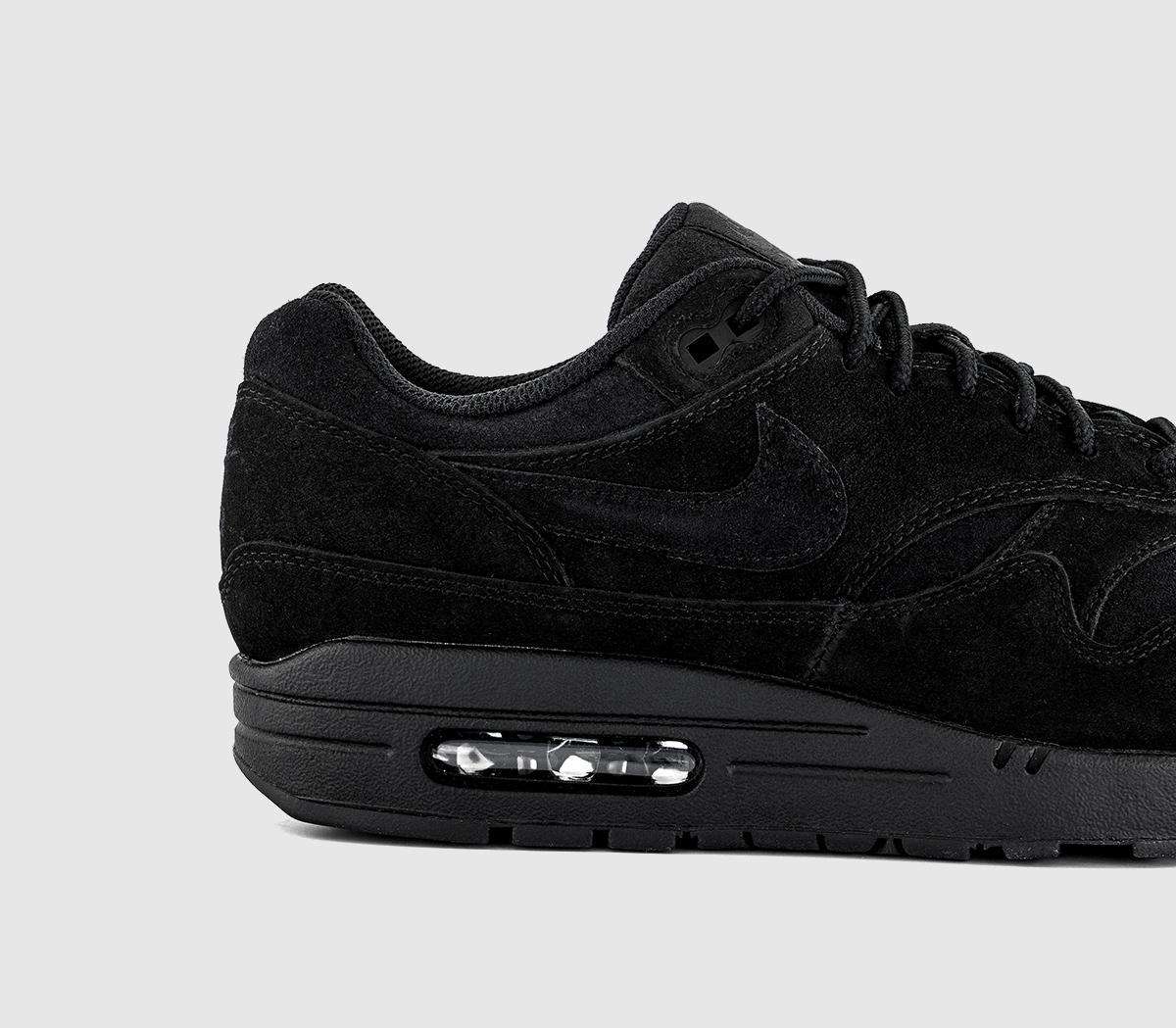 NikeAir Max 1 TrainersBlack Black Black Anthracite