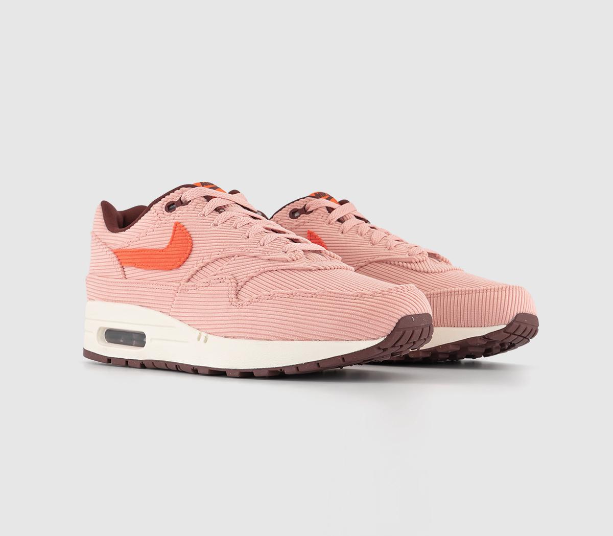 NikeAir Max 1 TrainersCoral Stardust Bright Coral Oxen Brown Sail Amber