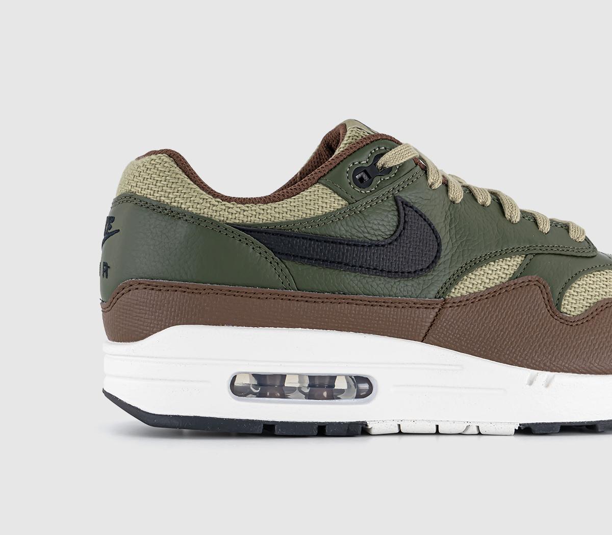 NikeAir Max 1 TrainersNeutral Olive Black Cargo Khaki