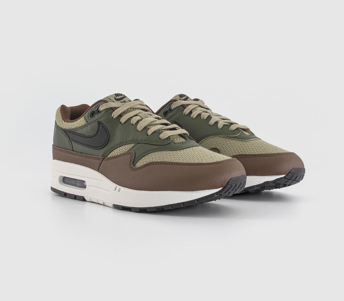 NikeAir Max 1 TrainersNeutral Olive Black Cargo Khaki