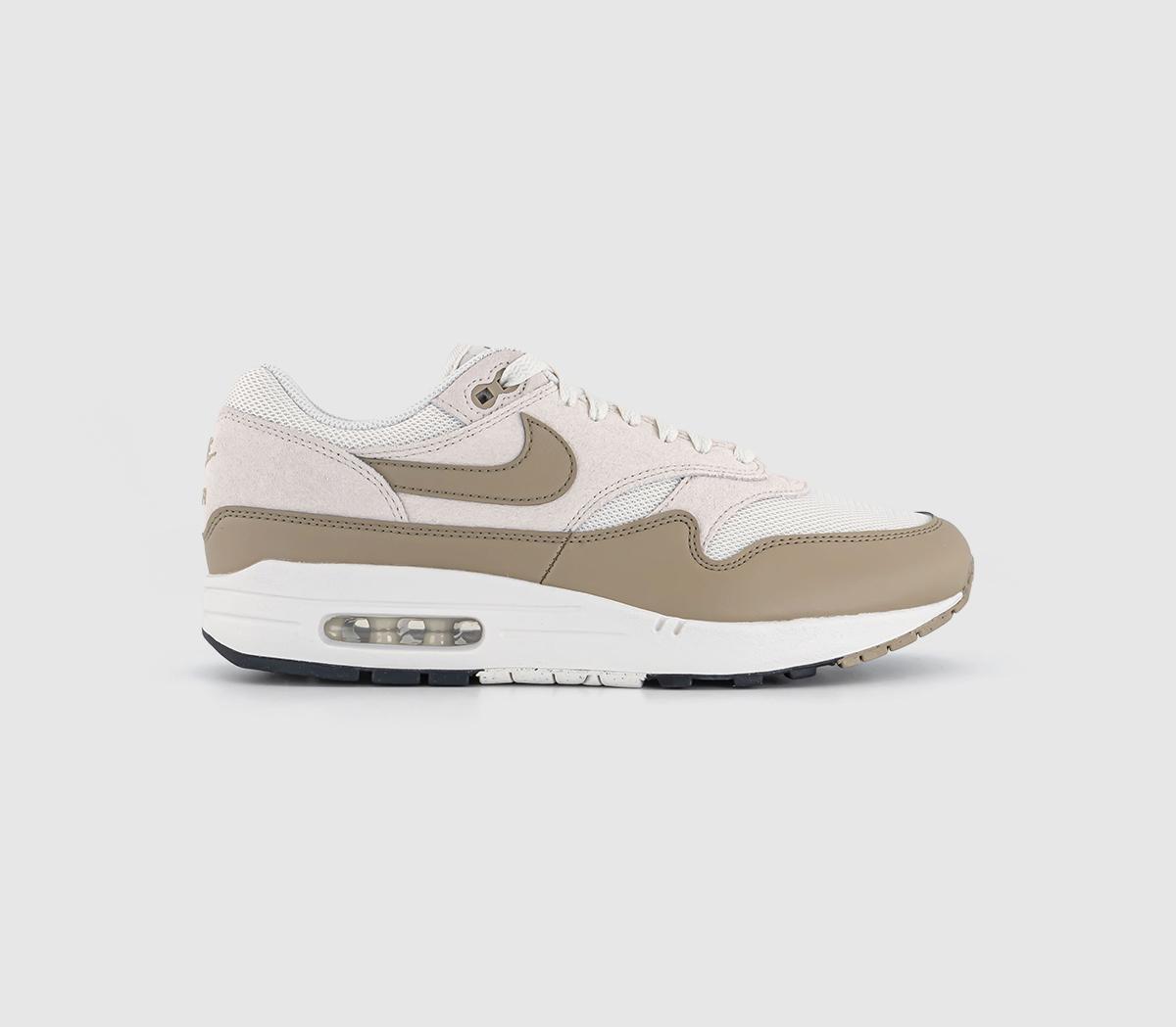 NikeAir Max 1 TrainersPhantom Khaki Light Orewood Brown Black