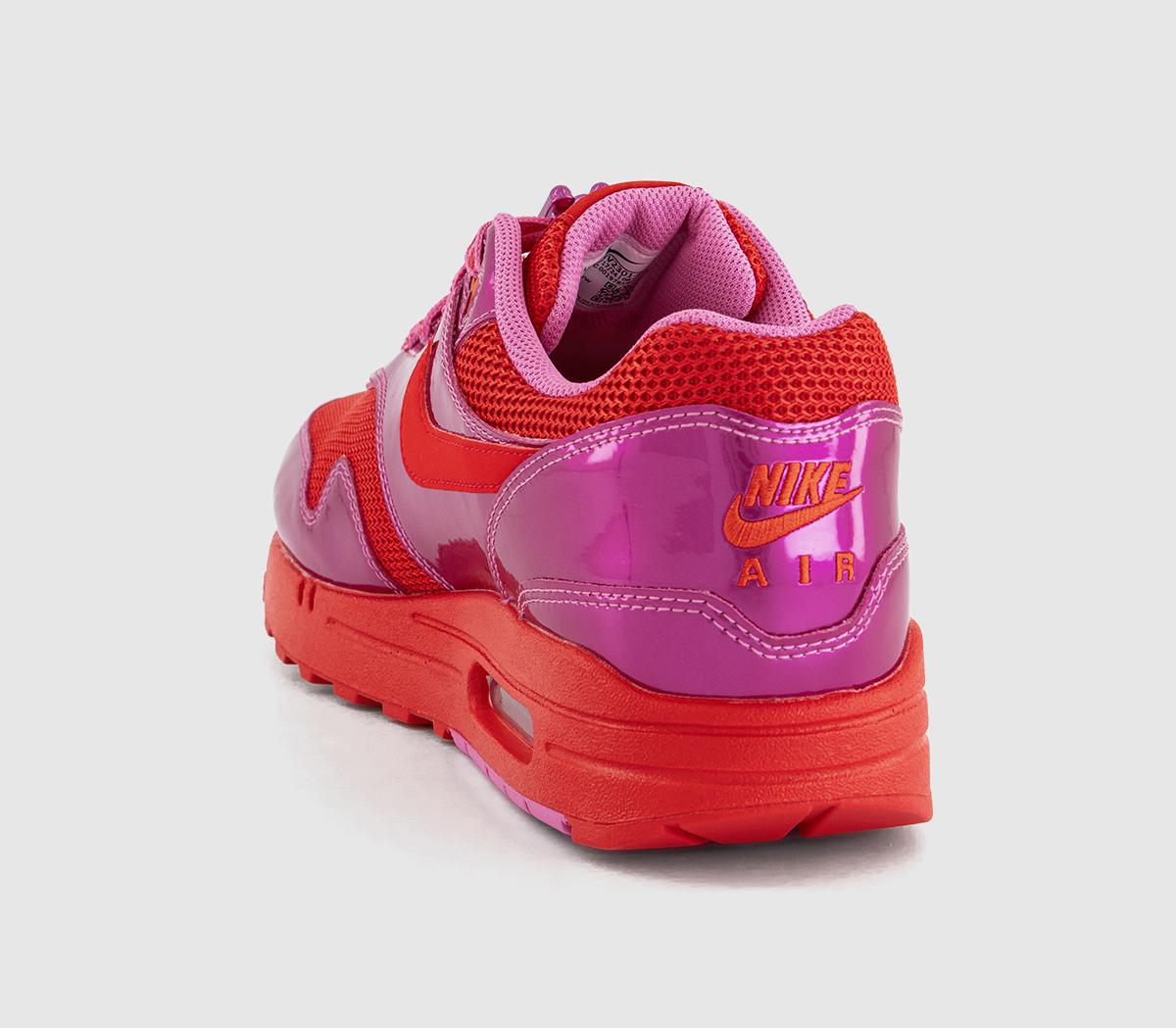 NikeAir Max 1 Trainers NikeAir Max 1 TrainersPlayful Pink University Red