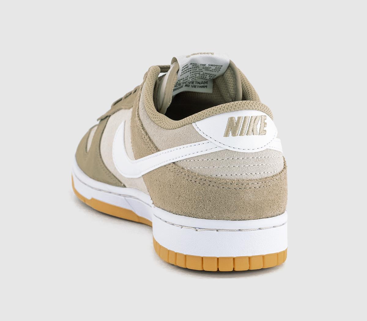 nike beige and white shoes