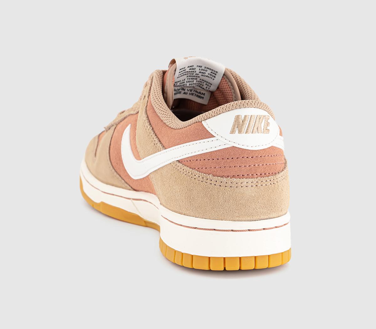 NikeNike Dunk Low Retro SE Trainers NikeNike Dunk Low Retro SE TrainersHemp Pale Ivory Terra Blush