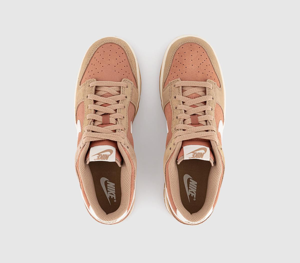 NikeNike Dunk Low Retro SE Trainers NikeNike Dunk Low Retro SE TrainersHemp Pale Ivory Terra Blush