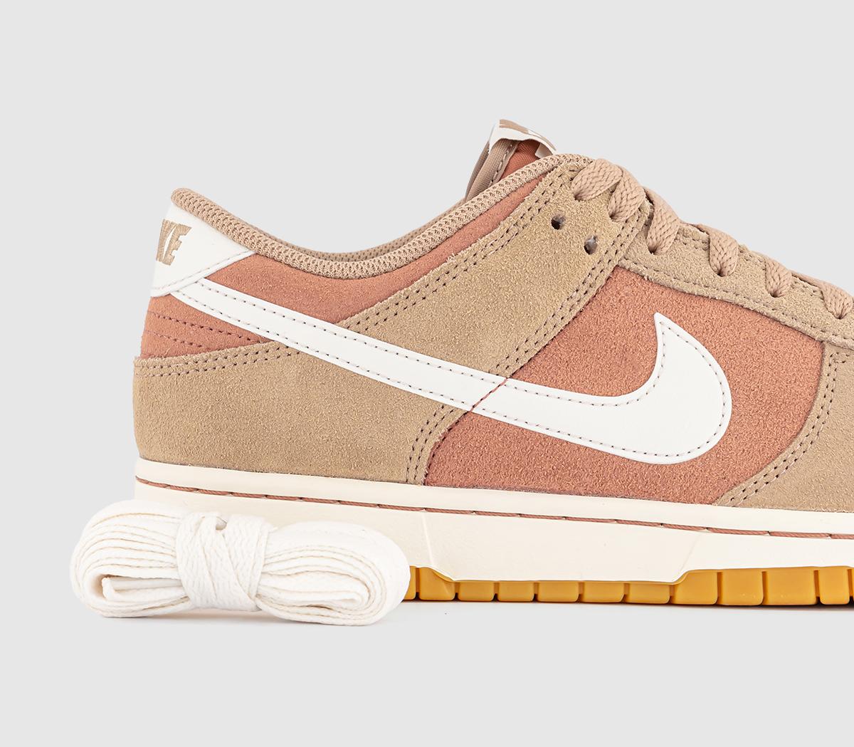 NikeNike Dunk Low Retro SE Trainers NikeNike Dunk Low Retro SE TrainersHemp Pale Ivory Terra Blush