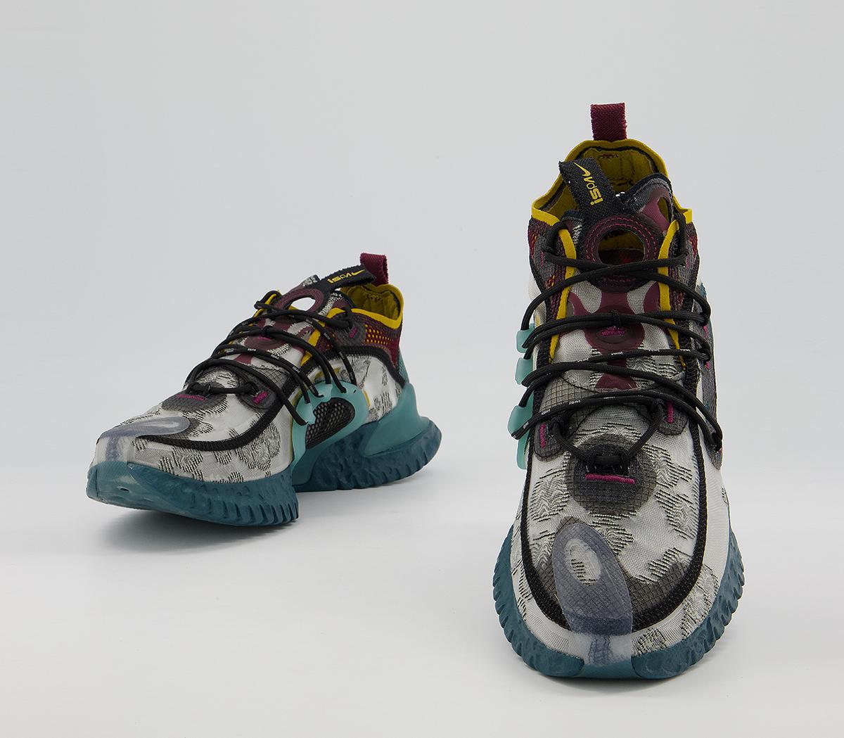 Nike Nike Flow 2020 Ispa Trainers Nike Nike Flow 2020 Ispa Trainers Black Reflect Silver Light Stone