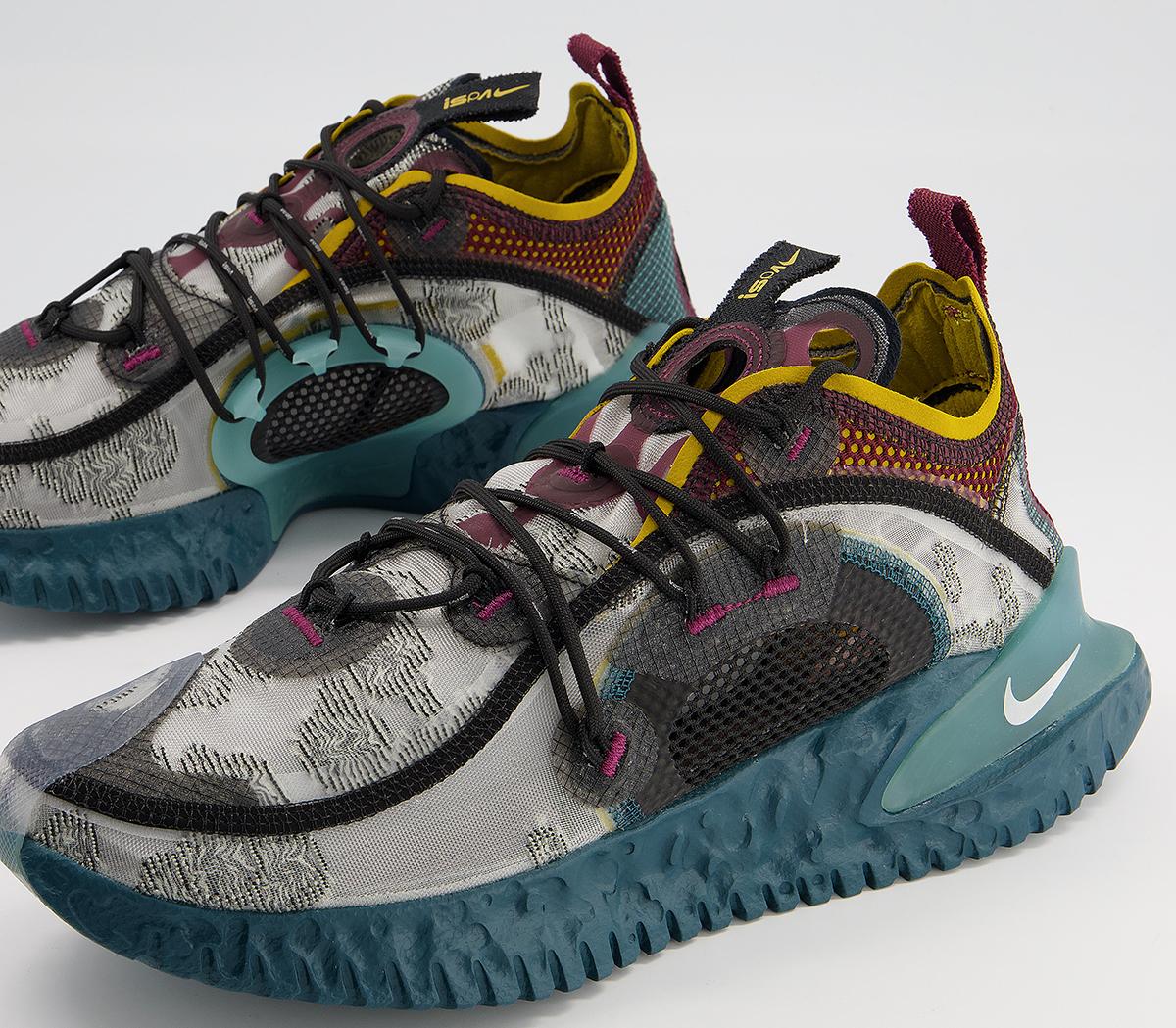 Nike Nike Flow 2020 Ispa Trainers Nike Nike Flow 2020 Ispa Trainers Black Reflect Silver Light Stone