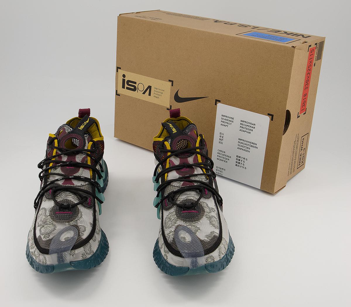 Nike Nike Flow 2020 Ispa Trainers Nike Nike Flow 2020 Ispa Trainers Black Reflect Silver Light Stone