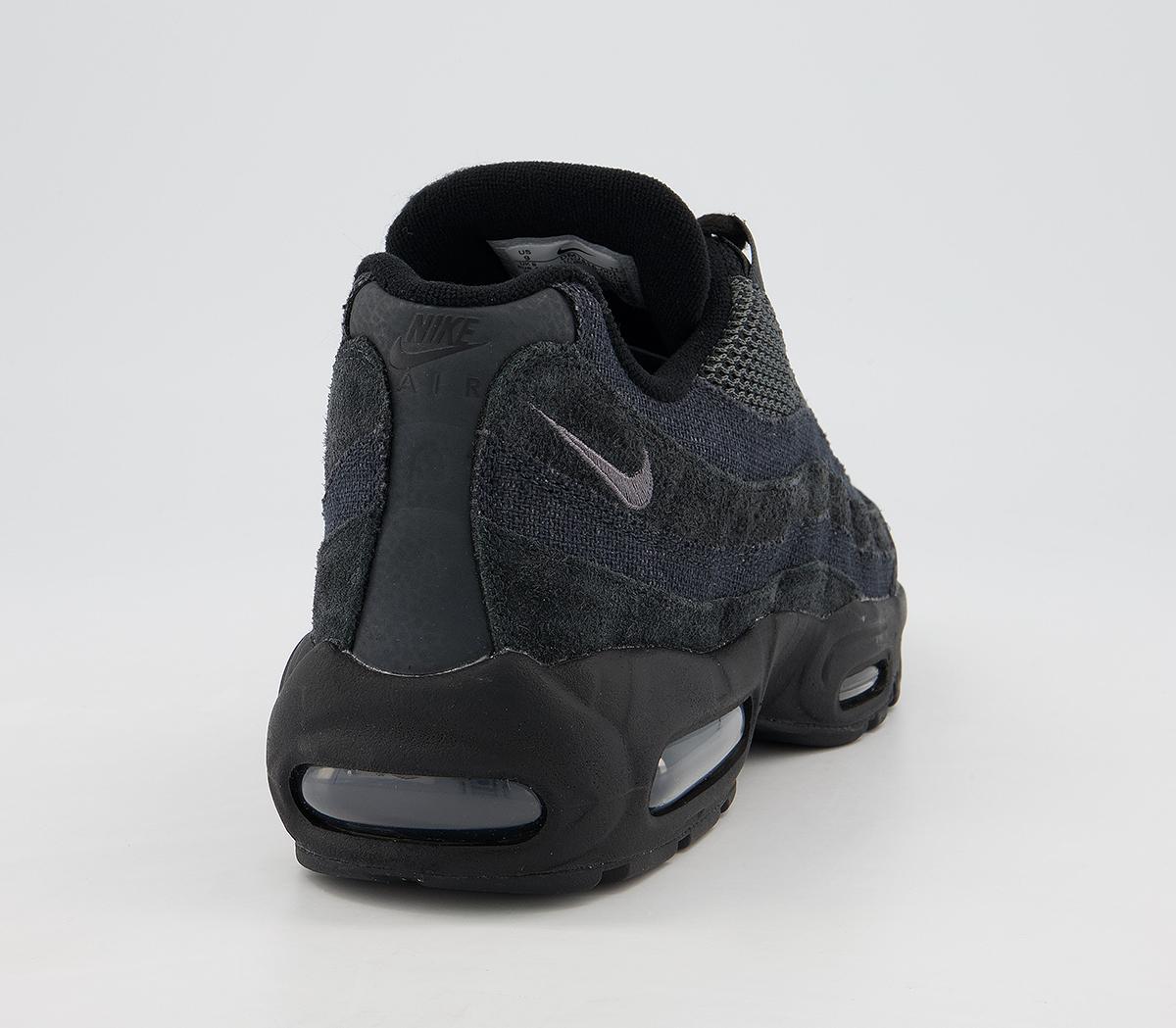 Nike Air Max 95 Trainers Nike Air Max 95 Trainers Black Iron Grey Off Noir