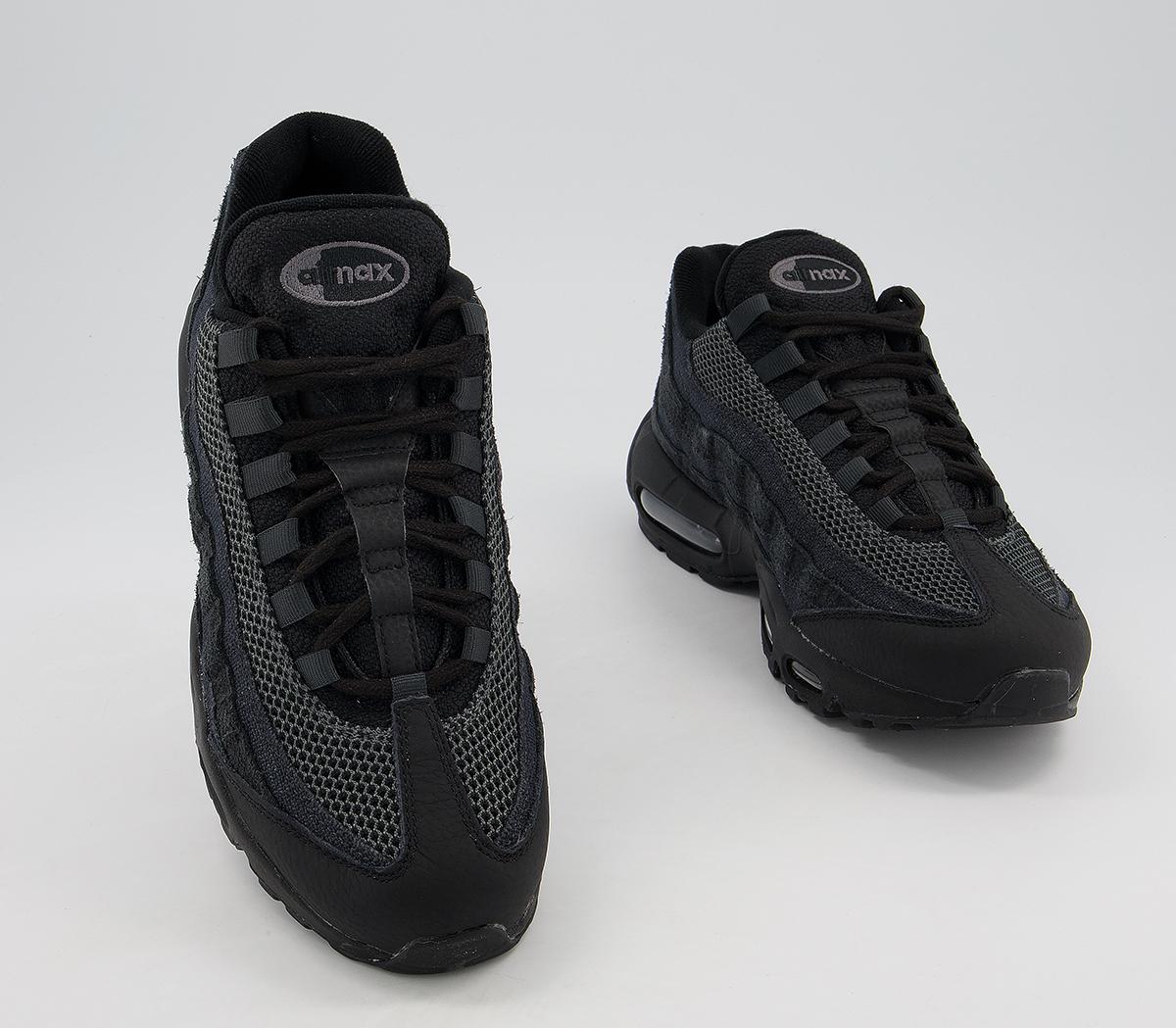 Nike Air Max 95 Trainers Nike Air Max 95 Trainers Black Iron Grey Off Noir