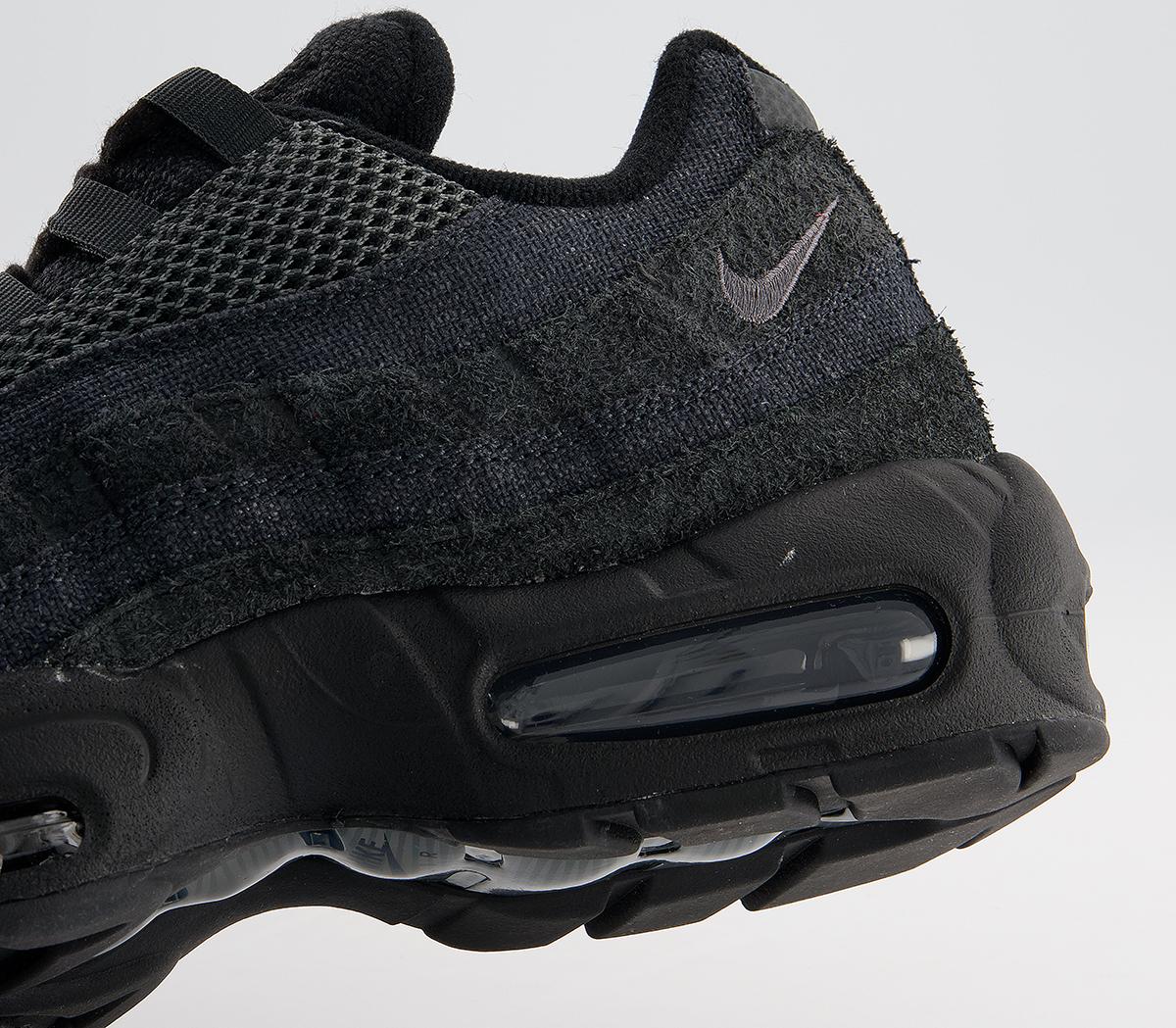 Nike Air Max 95 Trainers Nike Air Max 95 Trainers Black Iron Grey Off Noir