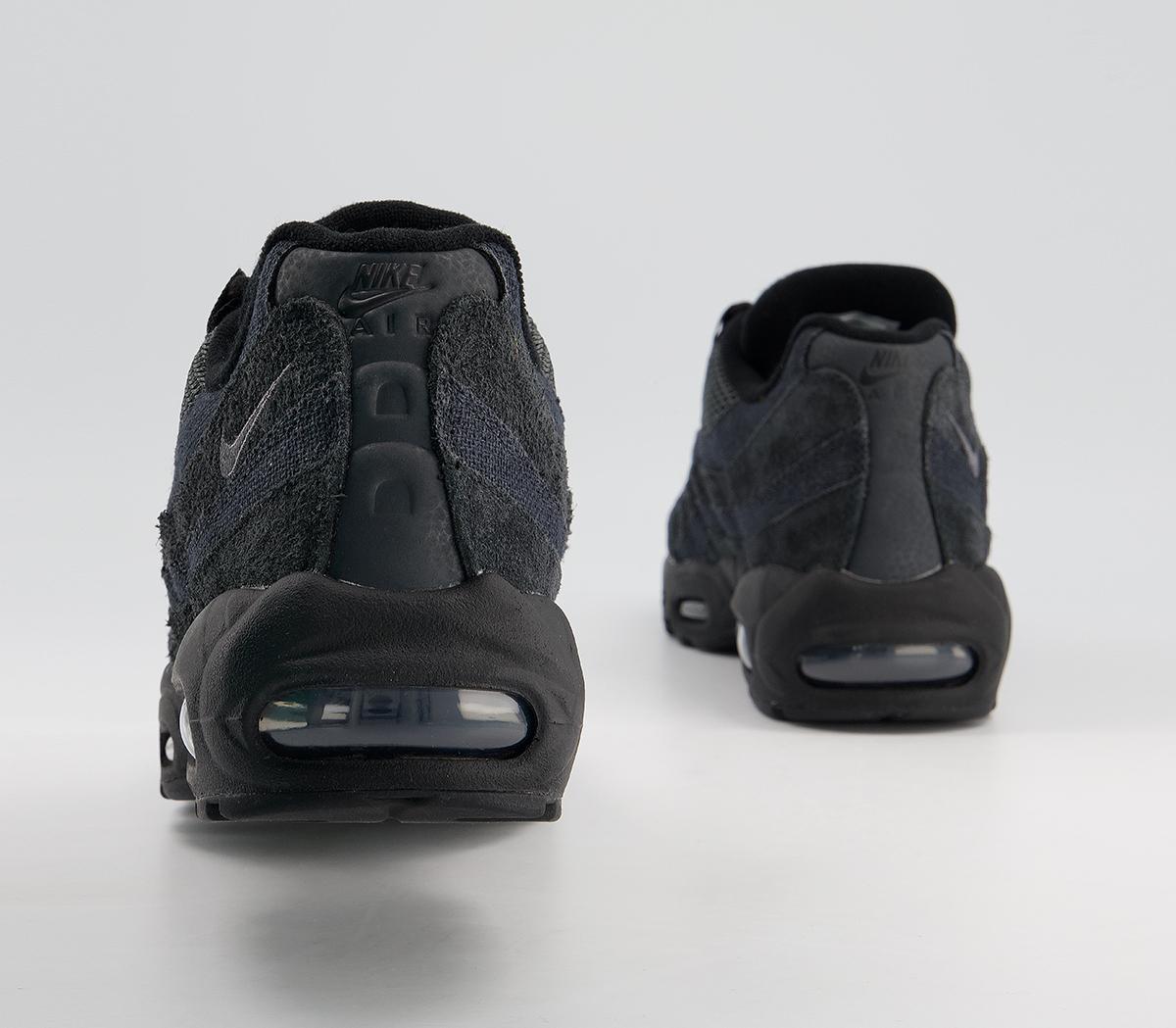 Nike Air Max 95 Trainers Nike Air Max 95 Trainers Black Iron Grey Off Noir