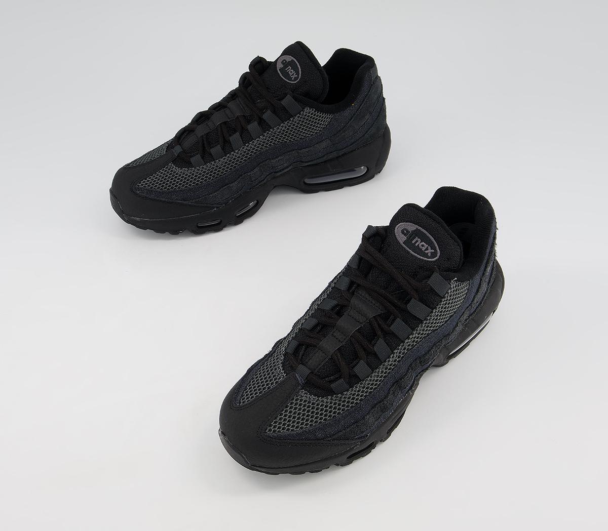 Nike Air Max 95 Trainers Nike Air Max 95 Trainers Black Iron Grey Off Noir