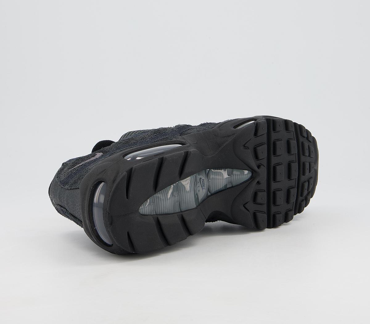 Nike Air Max 95 Trainers Nike Air Max 95 Trainers Black Iron Grey Off Noir