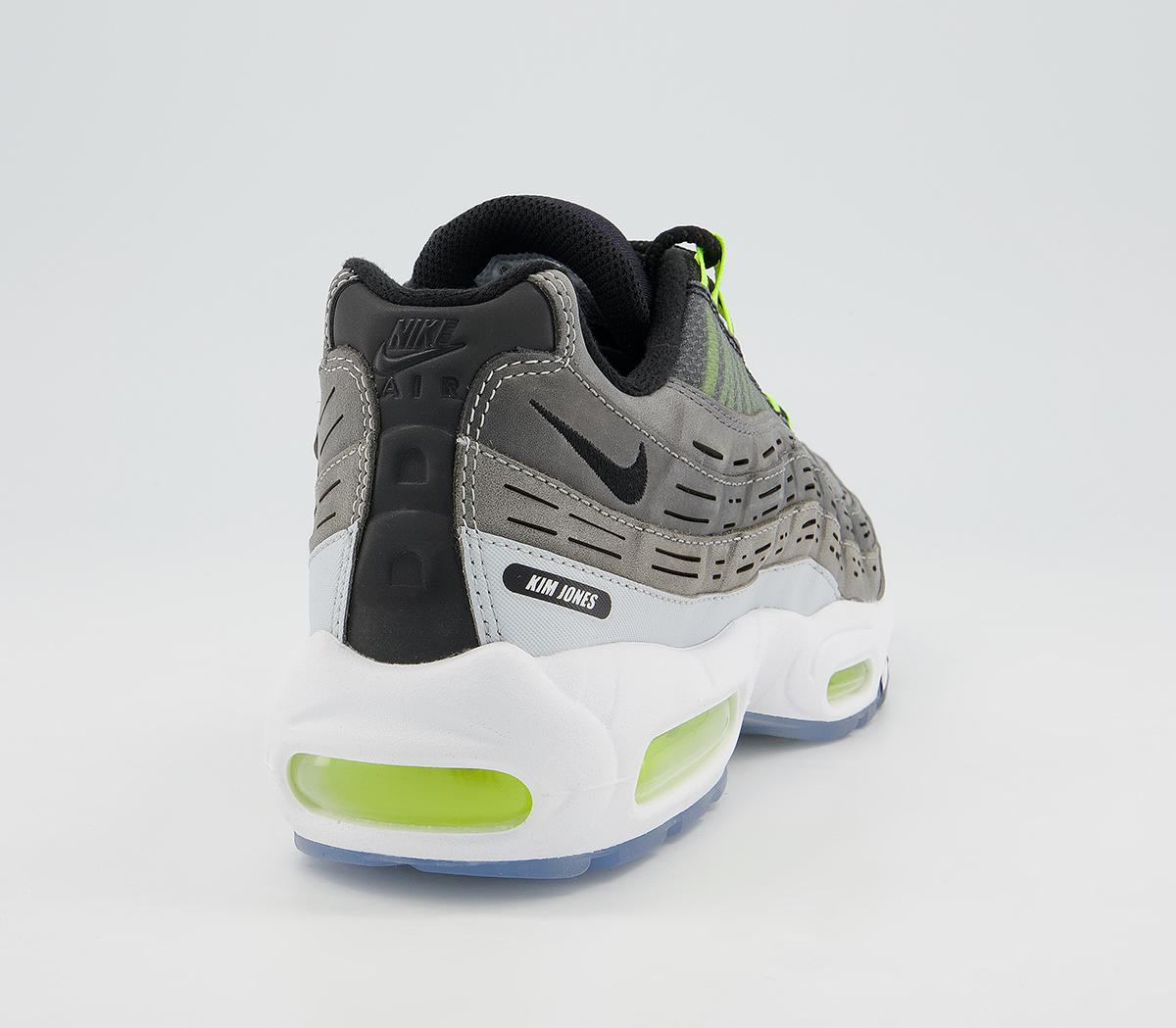 Nike Air Max 95 Trainers Nike Air Max 95 Trainers Kim Jones Black Volt Dark Grey Cool Grey