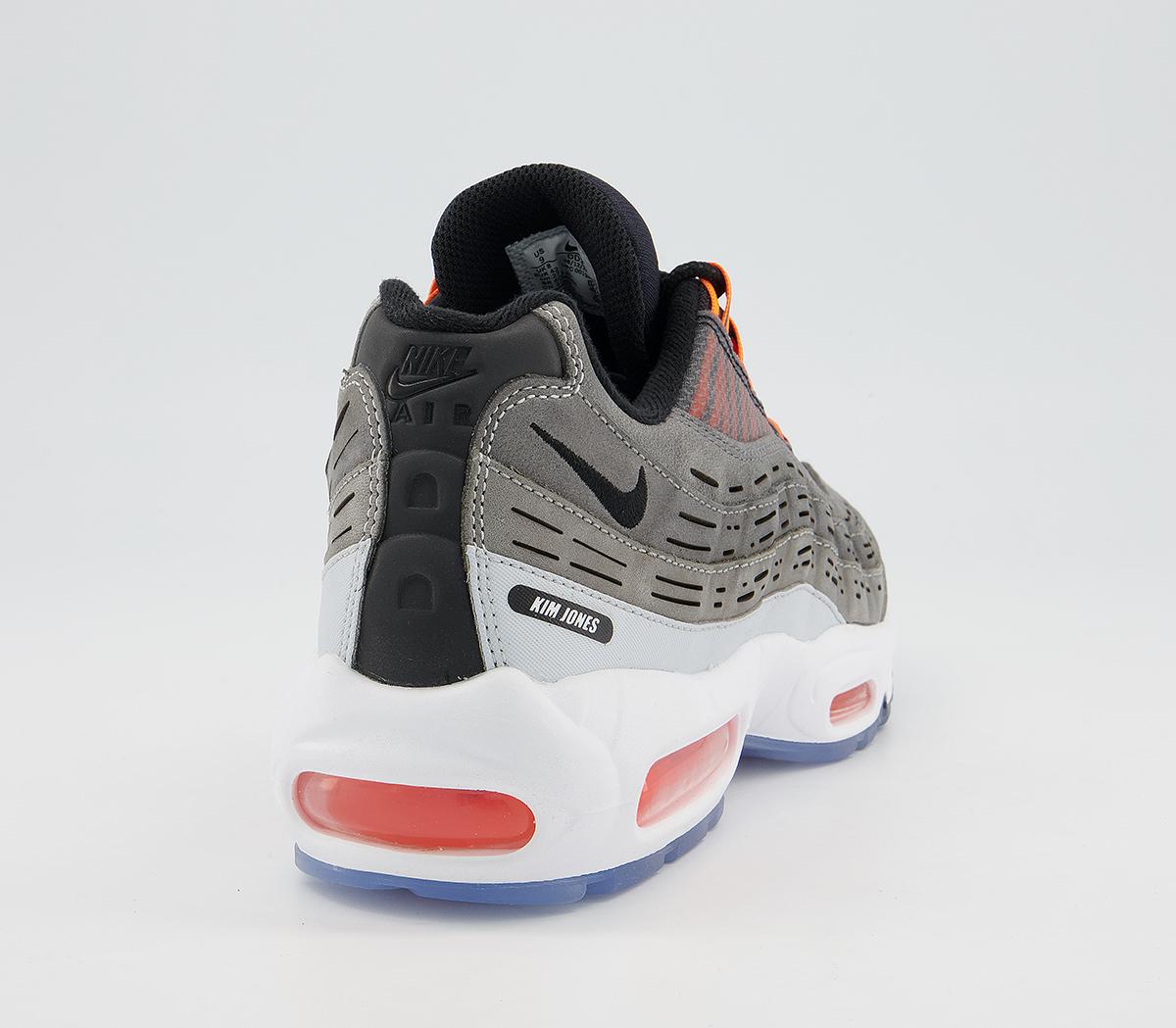 Nike Air Max 95 Trainers Nike Air Max 95 Trainers Kim Jones Black Total Orange Dark Grey Cool Grey
