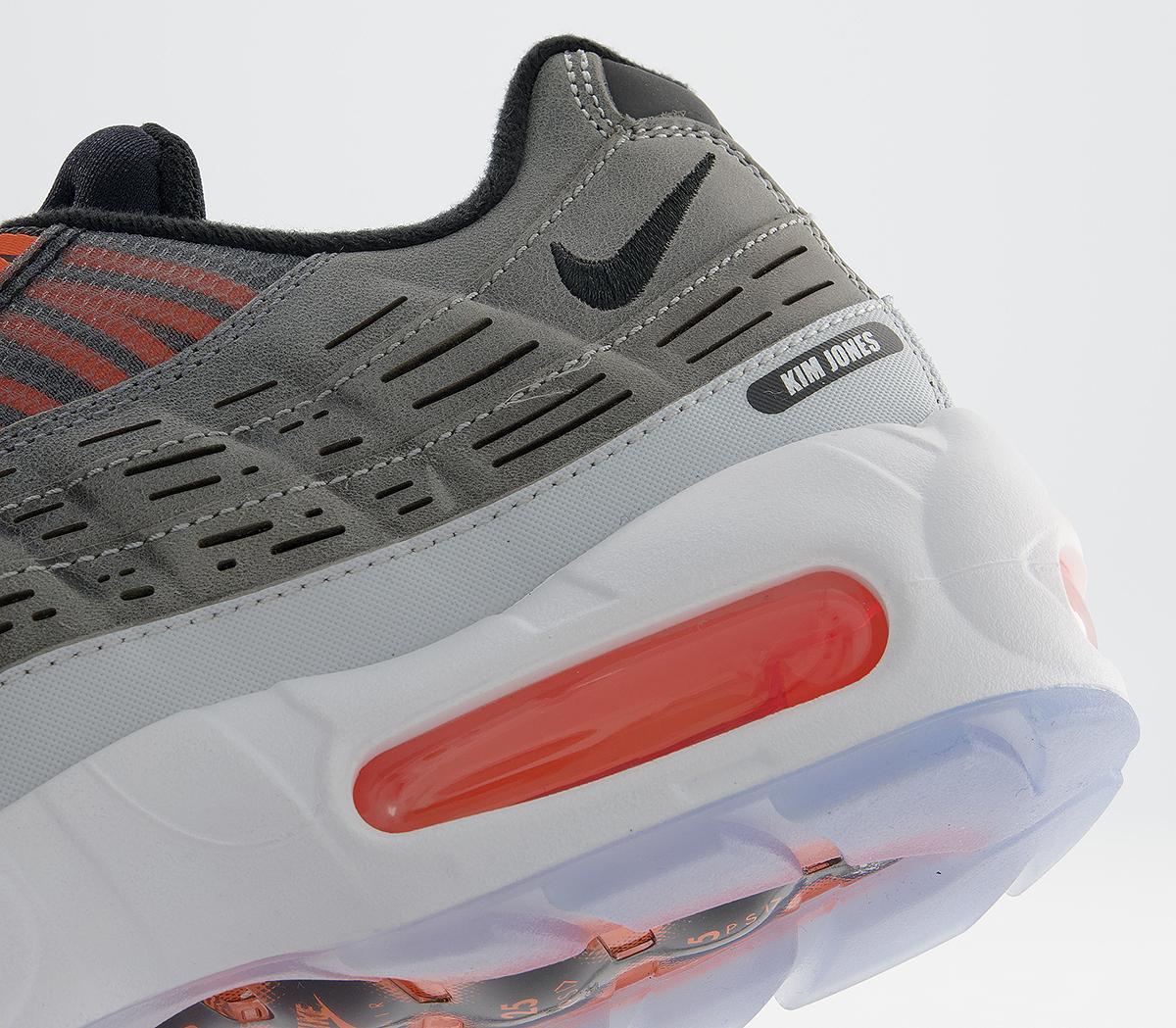 Nike Air Max 95 Trainers Nike Air Max 95 Trainers Kim Jones Black Total Orange Dark Grey Cool Grey