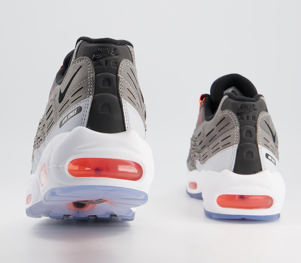 Nike Air Max 95 Trainers Nike Air Max 95 Trainers Kim Jones Black Total Orange Dark Grey Cool Grey