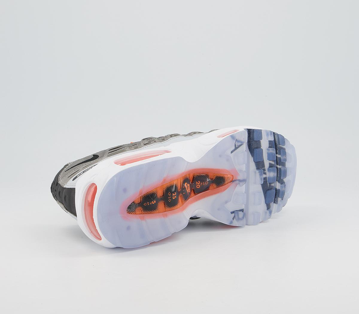 Nike Air Max 95 Trainers Nike Air Max 95 Trainers Kim Jones Black Total Orange Dark Grey Cool Grey
