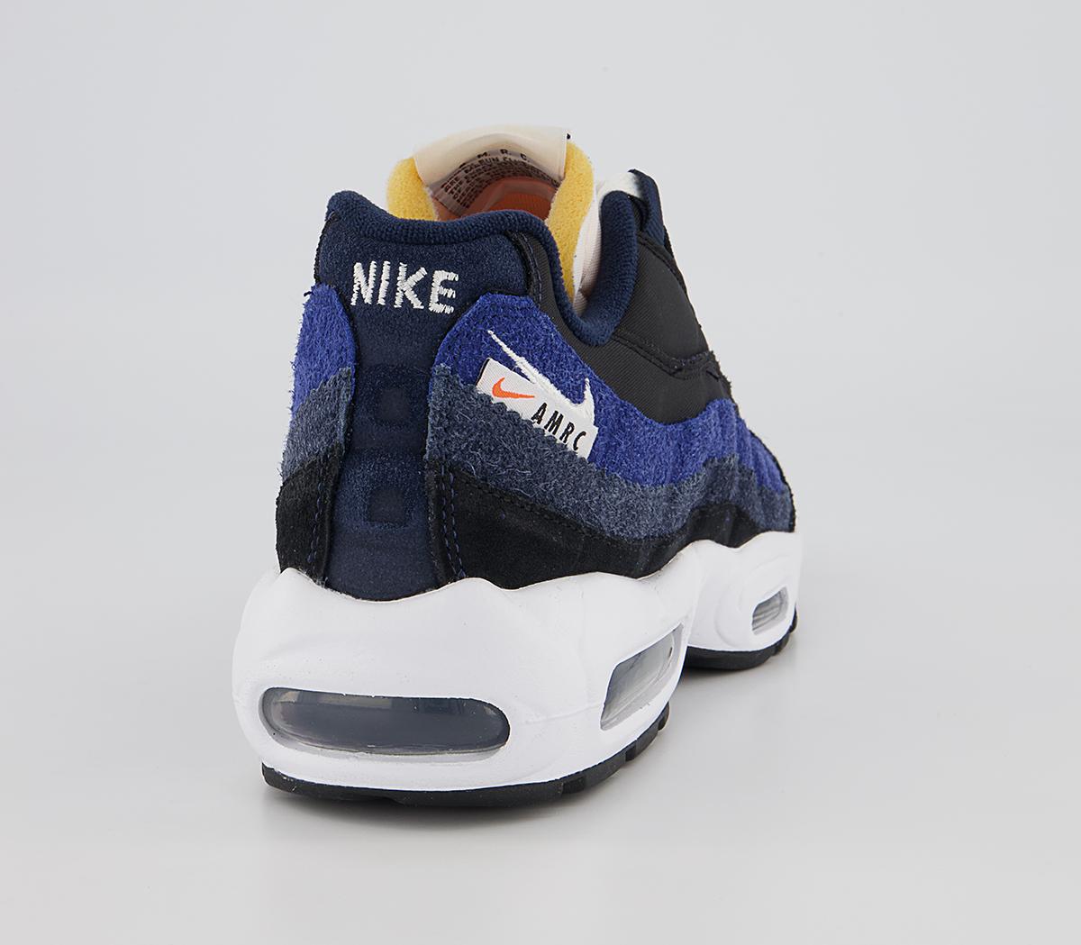 Nike Air Max 95 Trainers Nike Air Max 95 Trainers Black Sail Obsidian Deep Royal Blue White