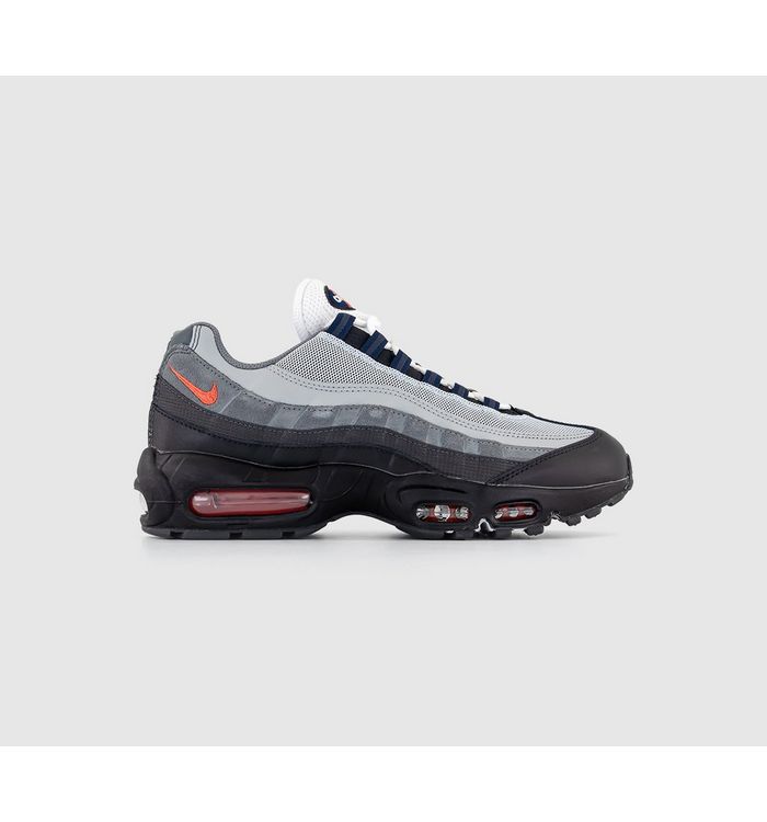 Nike Air Max 95 Trainers Black Track Red Anthracite Smoke Grey