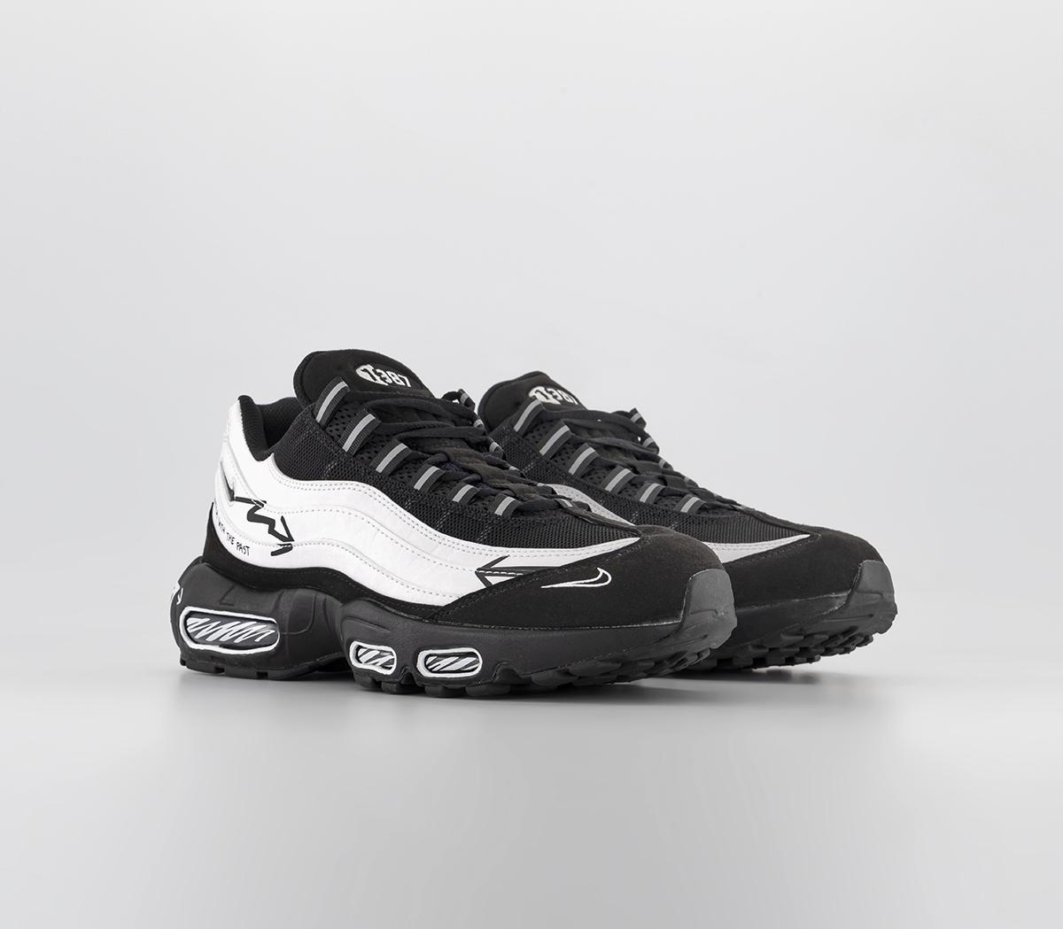 靴 Nike Air Max 95 OG \"White and Black\" Men's shoes Nike Air Max '95 White/ Black-Black | Footshop