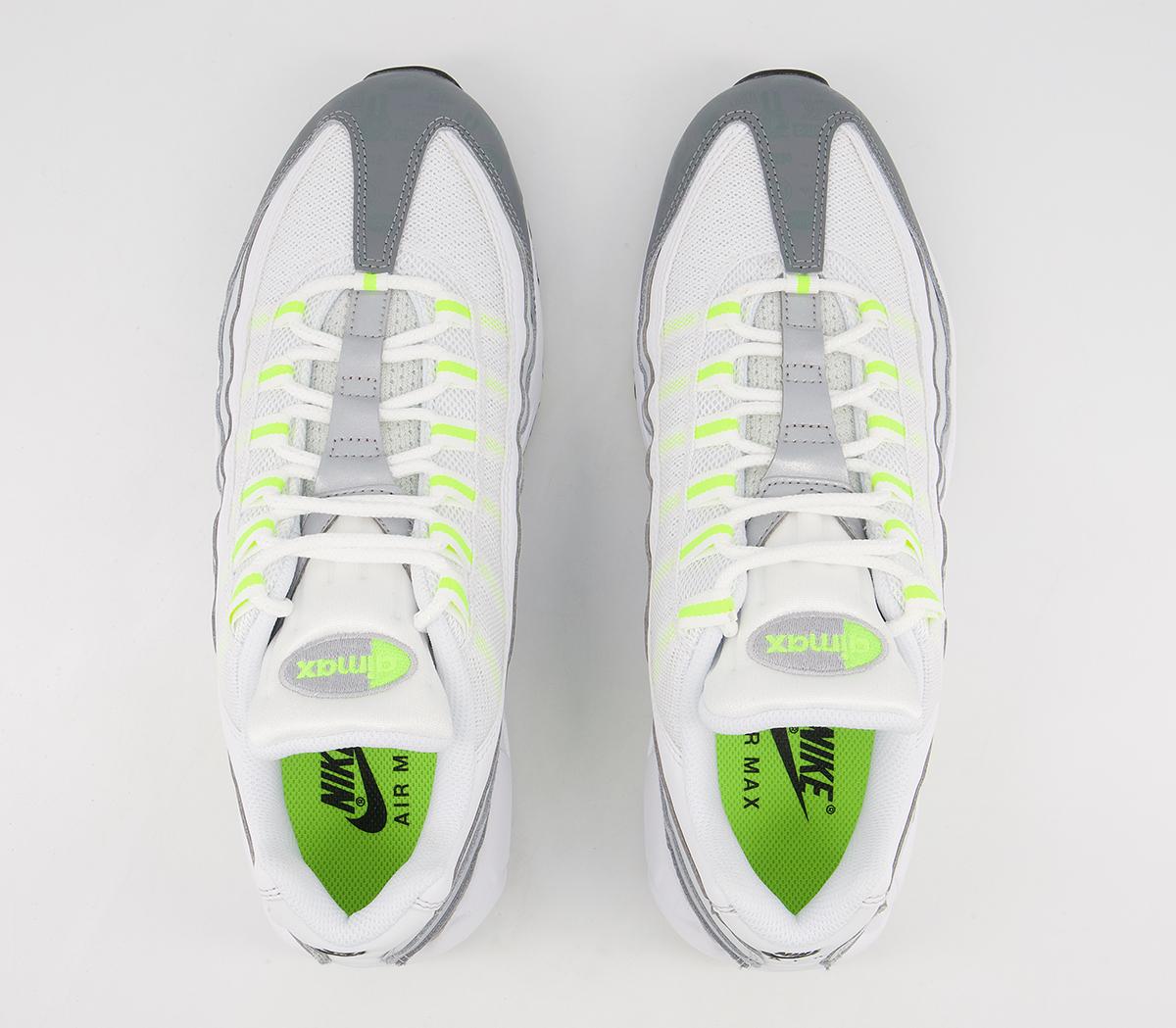 Nike Air Max 95 Trainers Nike Air Max 95 Trainers White Black Cool Grey Wolf Grey Pure Platinum