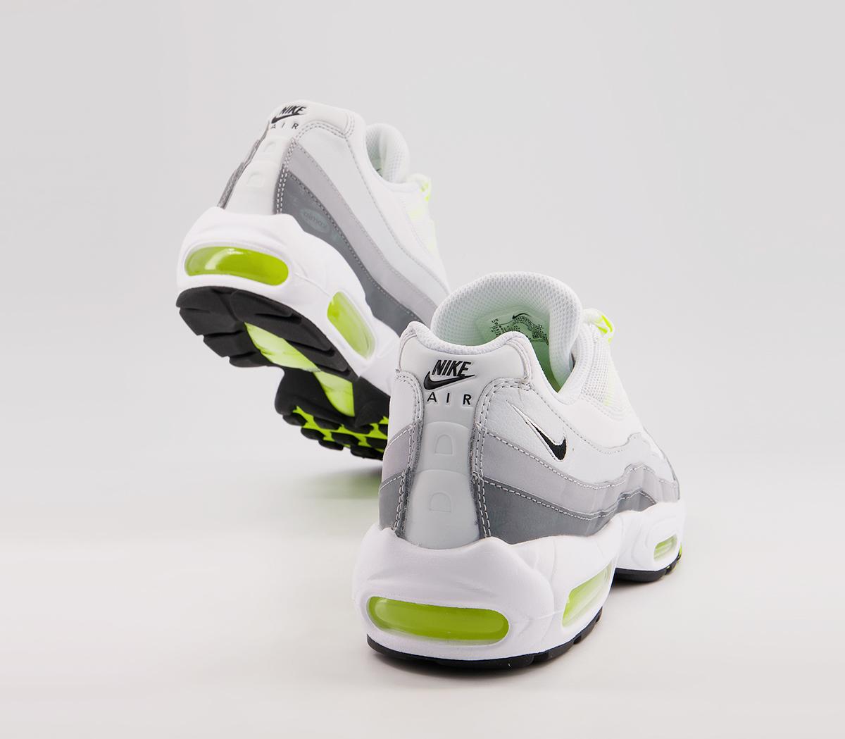 Nike Air Max 95 Trainers Nike Air Max 95 Trainers White Black Cool Grey Wolf Grey Pure Platinum