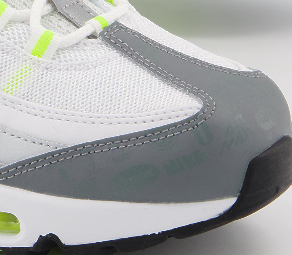 Nike Air Max 95 Trainers Nike Air Max 95 Trainers White Black Cool Grey Wolf Grey Pure Platinum