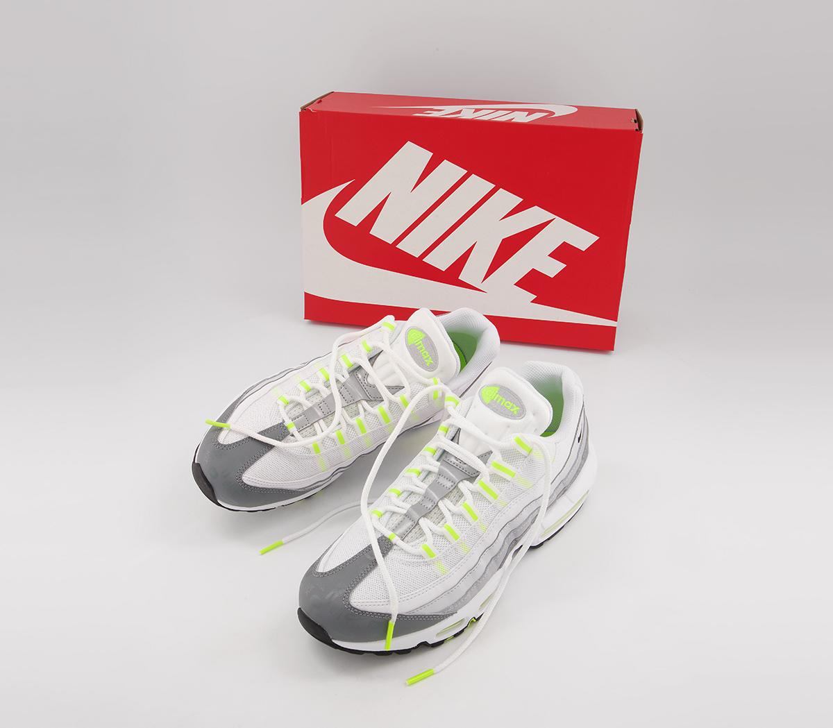 Nike Air Max 95 Trainers Nike Air Max 95 Trainers White Black Cool Grey Wolf Grey Pure Platinum