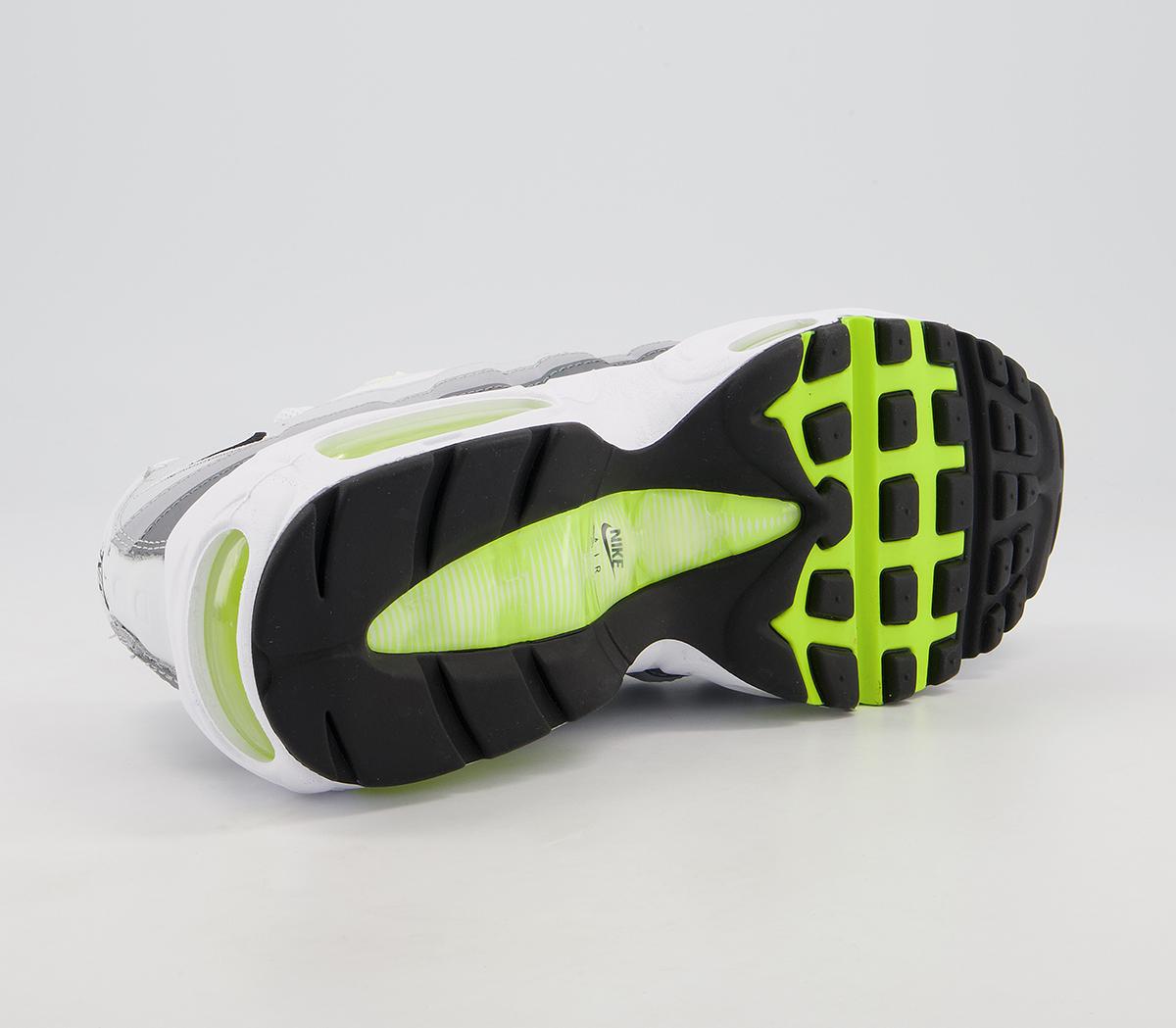 Nike Air Max 95 Trainers Nike Air Max 95 Trainers White Black Cool Grey Wolf Grey Pure Platinum