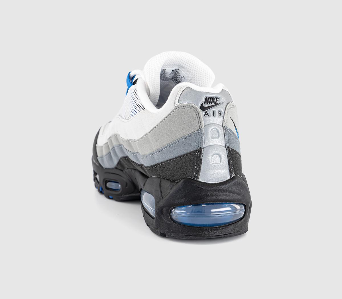 NikeAir Max 95 TrainersWhite Blue Spark Neutral Grey Medium Grey
