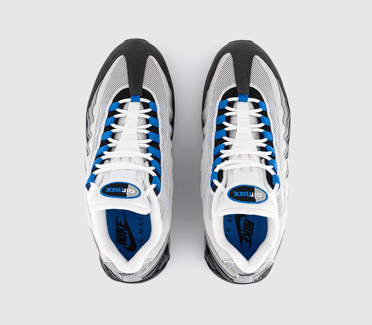 NikeAir Max 95 TrainersWhite Blue Spark Neutral Grey Medium Grey