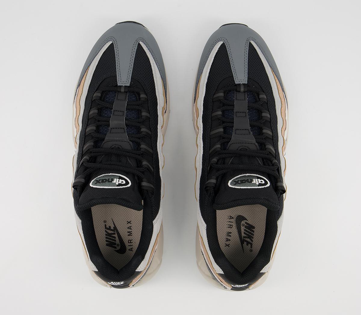 Nike Air Max 95 Trainers Nike Air Max 95 Trainers Smoke Grey Black Smoke Grey Hemp