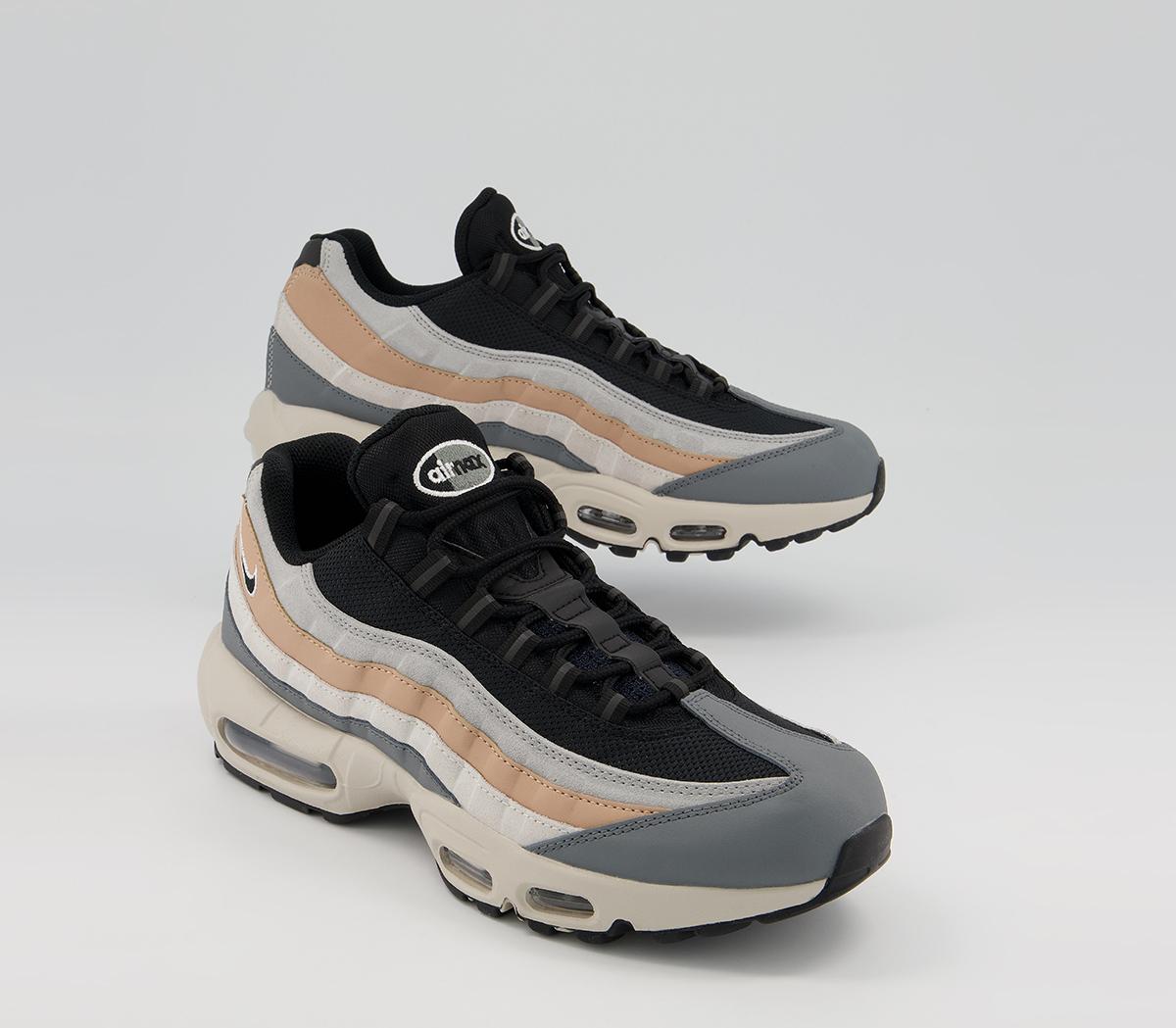Nike Air Max 95 Trainers Nike Air Max 95 Trainers Smoke Grey Black Smoke Grey Hemp