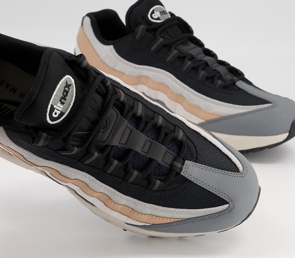 Nike Air Max 95 Trainers Nike Air Max 95 Trainers Smoke Grey Black Smoke Grey Hemp