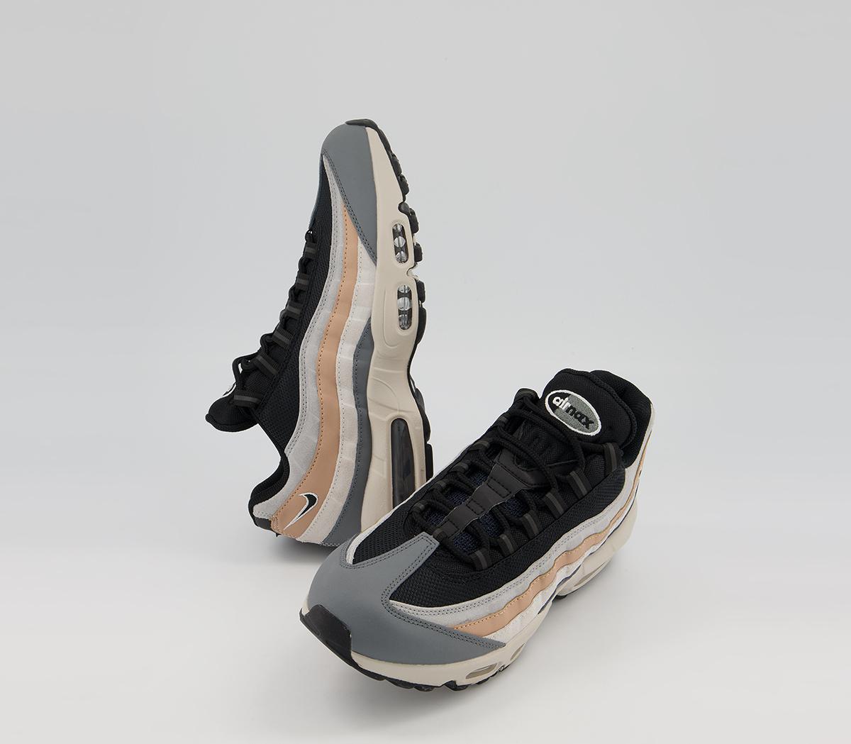 Nike Air Max 95 Trainers Nike Air Max 95 Trainers Smoke Grey Black Smoke Grey Hemp