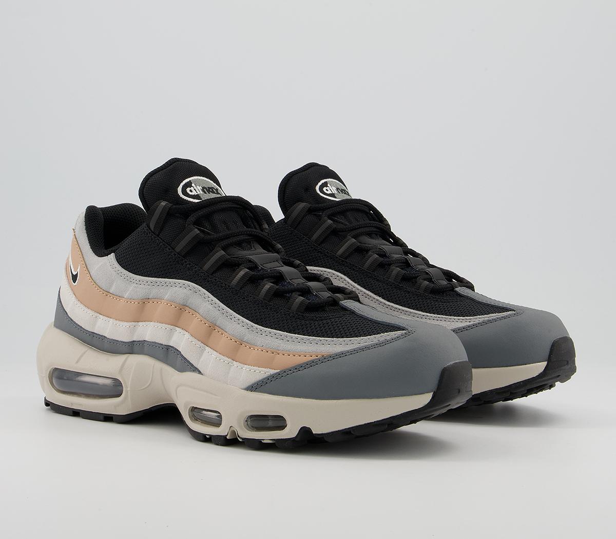 Nike Air Max 95 Trainers Nike Air Max 95 Trainers Smoke Grey Black Smoke Grey Hemp
