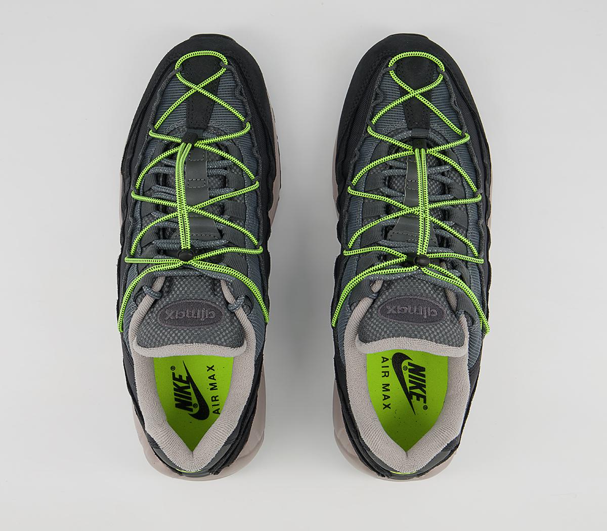 Nike Air Max 95 Trainers Nike Air Max 95 Trainers Off Noir Volt Iron Grey College Grey
