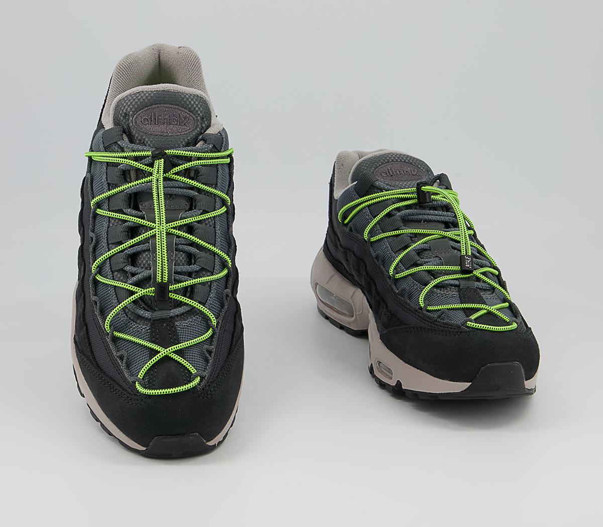 Nike Air Max 95 Trainers Nike Air Max 95 Trainers Off Noir Volt Iron Grey College Grey