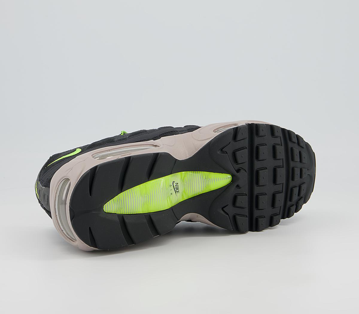 Nike Air Max 95 Trainers Nike Air Max 95 Trainers Off Noir Volt Iron Grey College Grey