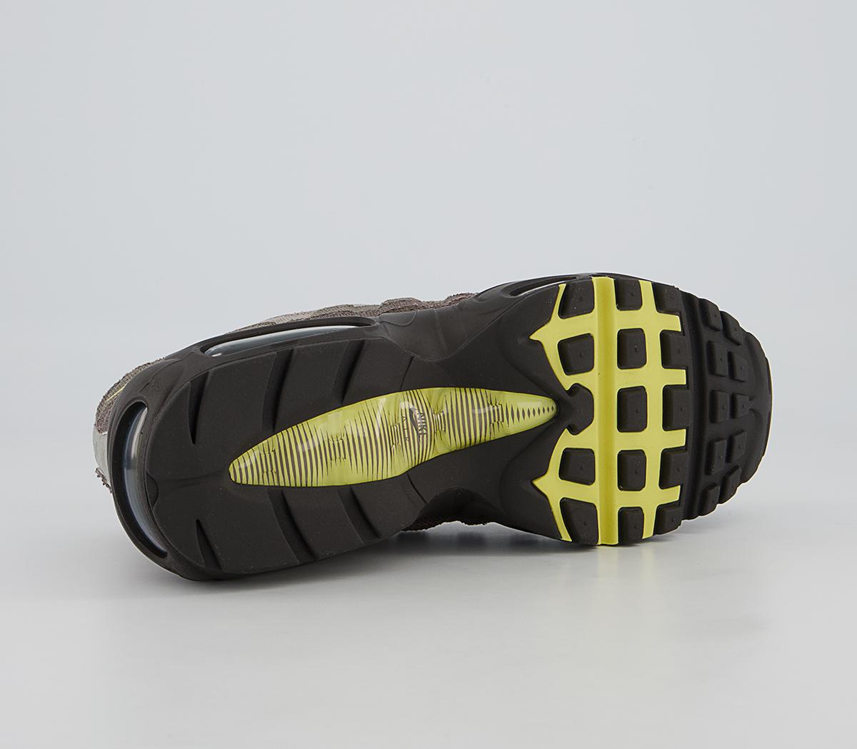Nike Air Max 95 Trainers Nike Air Max 95 Trainers Ironstone Celery Cave Stone Olive Grey Enigma Ston
