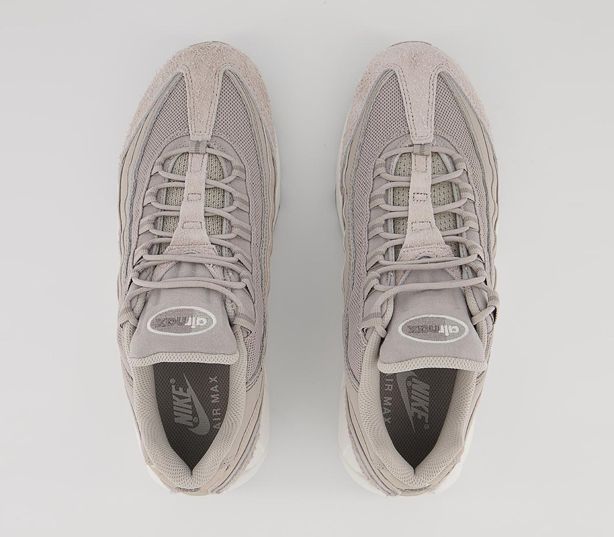 Nike Air Max 95 Trainers Nike Air Max 95 Trainers Light Iron Ore Cobblestone Flat Pewter Sail Summit