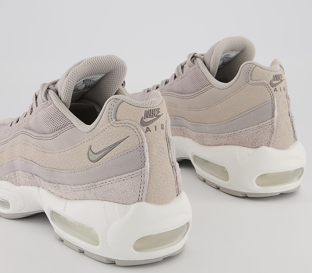 Nike Air Max 95 Trainers Nike Air Max 95 Trainers Light Iron Ore Cobblestone Flat Pewter Sail Summit