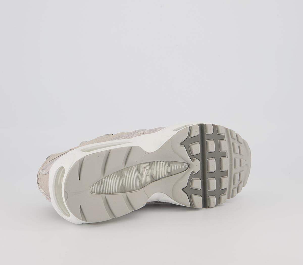 Nike Air Max 95 Trainers Nike Air Max 95 Trainers Light Iron Ore Cobblestone Flat Pewter Sail Summit